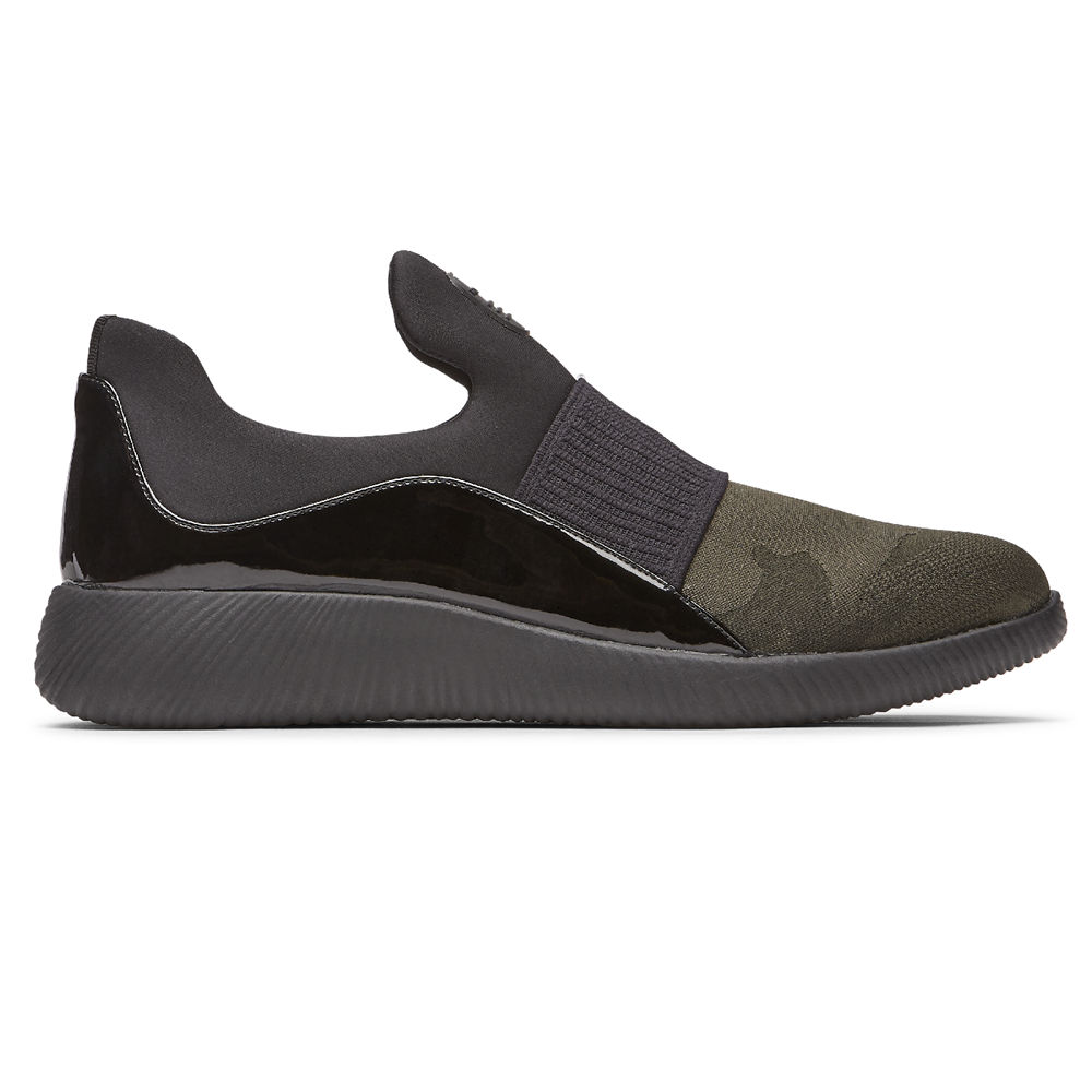 Rockport Slip-Ons Dame Grønn - City Lites Robyne - ZVYR42906